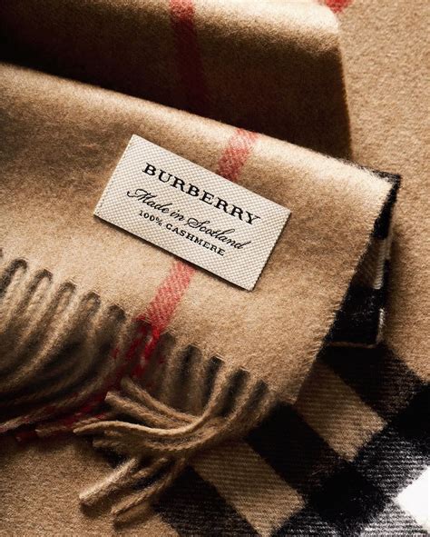 burberry cashmere made in scotland|check cashmere scarf Burberry.